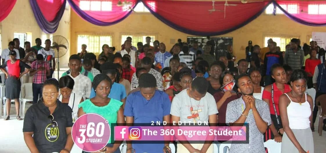 Students filling the hall at the 360 Degree Student Conference.